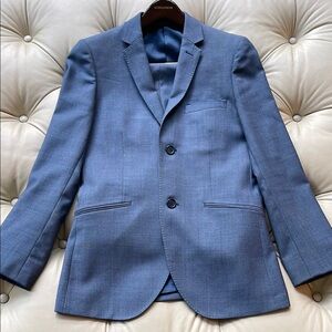 Topman Blue Suit Jacket and Slacks
